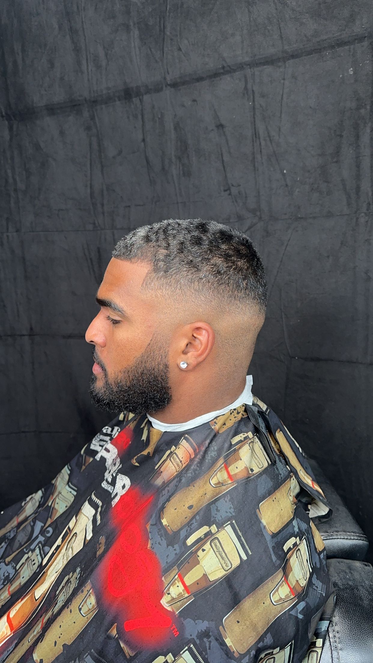Premium fade with detailed beard work