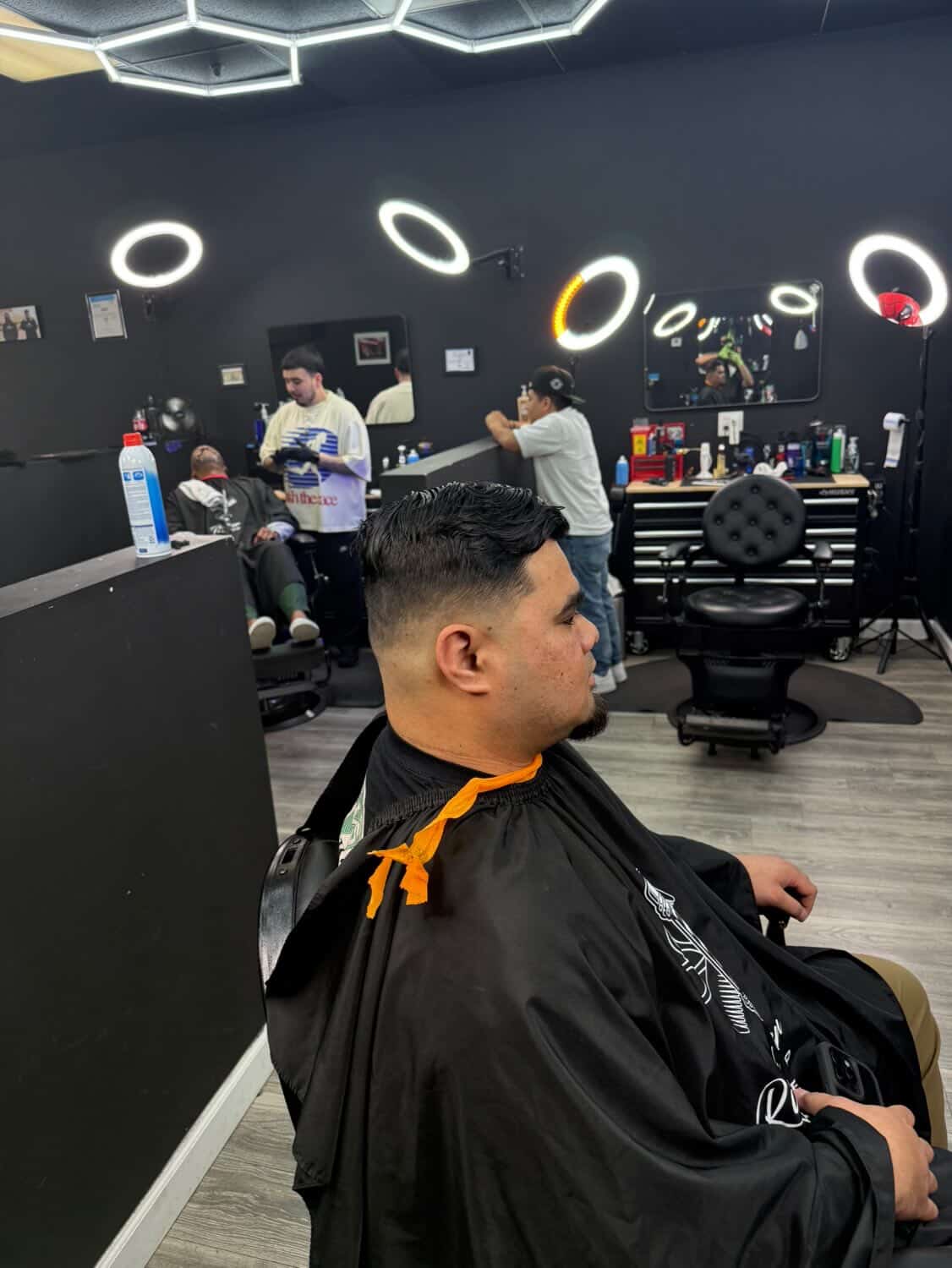 Sharp fade with crisp line-up