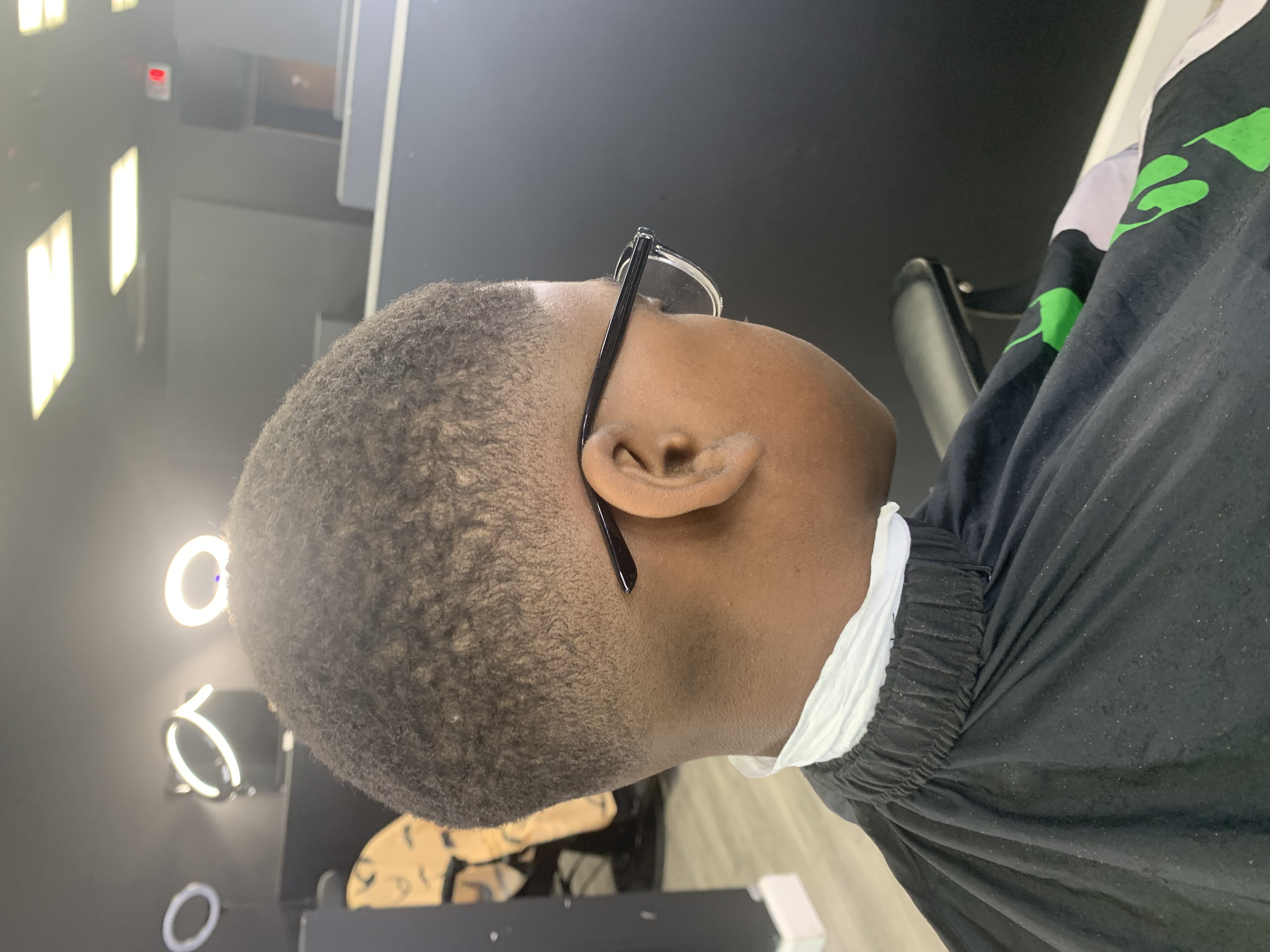 Professional textured fade